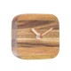 Square Wooden Mantel Clock