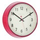 Red Retro Cased Wall Clock Diam 31cm