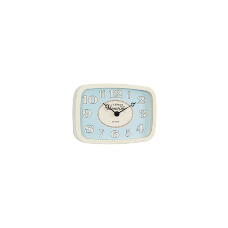 Lozenge "Showtime" Wall Clock Cream Diam 23cm