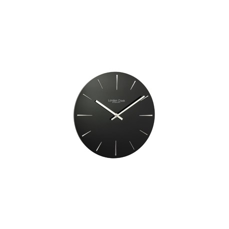 Simple Pip Wall Clock Black Diam 30cm