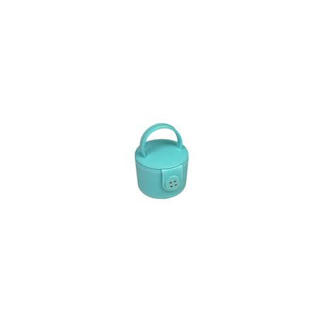 BUTTON IT BLUE SEWING BOX (10x10x7.5)