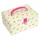LARGE FLORAL SEWING BOX 31x23x14.5