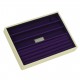 Cream & Purple Ring/Brac 25 X 18 X 3.5 Cm