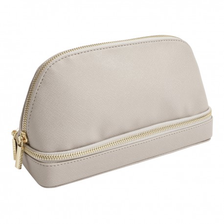 STACKER TAUPE COSMETIC CASE