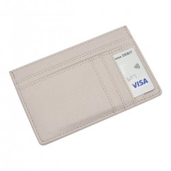 STACKER TAUPE LARGE ID CARD CASE