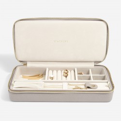 STACKERS TAUPE DEEP WATCH TRAVEL JEWELLERY BOX