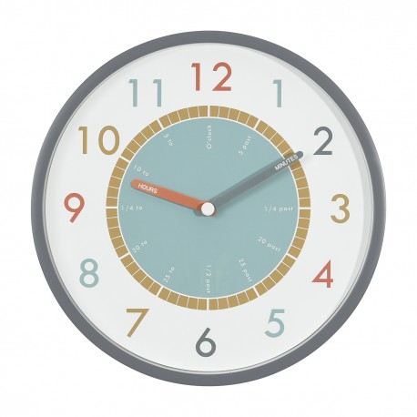 LITTLE STACKERS TELL THE TIME WALL CLOCK