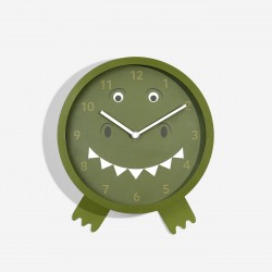 LITTLE STACKERS TERRY T-REX WALL CLOCK