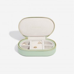STACKER SAGE GREEN OVAL TRAVEL BOX