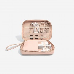 STACKERS BLUSH PINK CABLE TIDY BAG