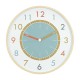 LITTLE STACKERS TELL THE TIME WALL CLOCK - WOOD FINISH