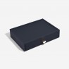 STACKERS CLASSIC NECKLACE DRAWER PEBBLE NAVY