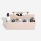STACKERS BLUSH PINK COSMETIC ORGANISER/TOOLBOX XL