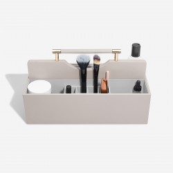 STACKERS TAUPE COSMETIC ORGANISER/TOOLBOX XL