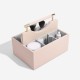 STACKERS BLUSH PINK COSMETIC ORGANISER/TOOLBOX