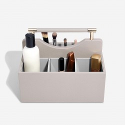 STACKERS TAUPE COSMETIC ORGANISER/TOOLBOX