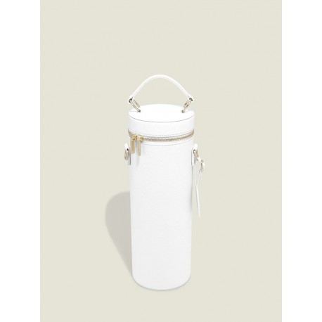 STACKERS PEBBLE WHITE CHAMPAGNE BOTTLE BAG