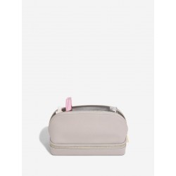 STACKERS TAUPE COSMETIC/JEWELLERY BAG