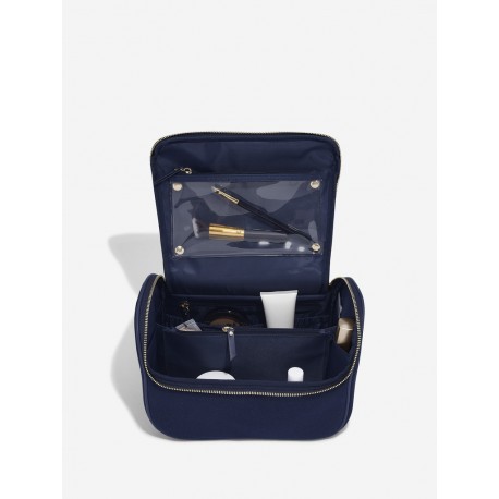 STACKERS LARGE COSMETIC CASE NAVY VELVET