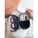 STACKERS COMPACT COSMETIC CASE NAVY VELVET