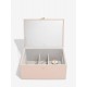 STACKERS CLASSIC TWO TONE JEWELLERY BOX BLUSH PINK