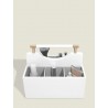 STACKERS PEBBLE WHITE COSMETIC ORGANISER/TOOLBOX
